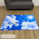 ブルースカイ 防水ラグ 90×130cm - 年間ラグ アウトドア用 コンパクト 1280740010303【別送品】