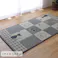 市松ネコ 置き畳 82×164cm - ユニット畳 ネコ柄 1畳用 い草 1040190010313【別送品】