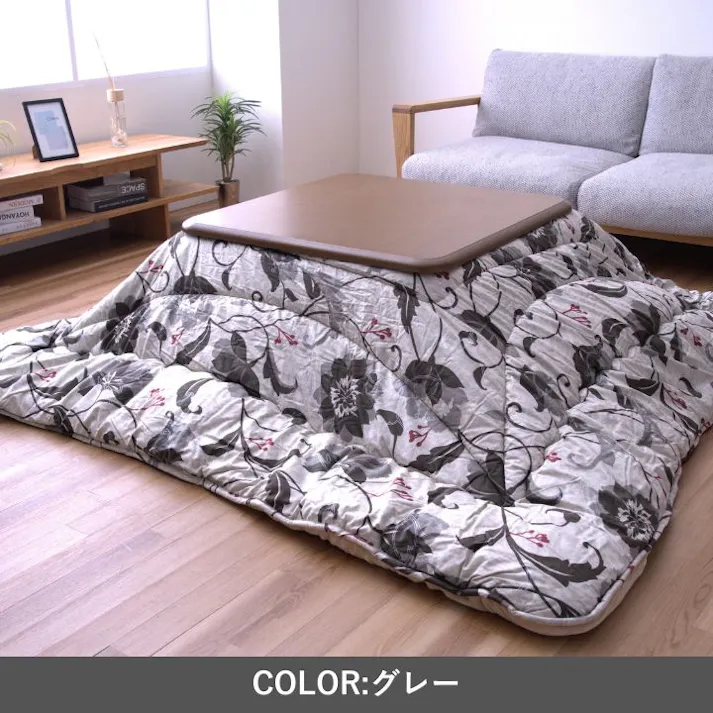 リビエラ こたつ掛布団 ベージュ 205×285cm こたつ布団 和モダン柄 あったか素材 4956642631057【別送品】