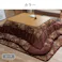 ミリア セット こたつ掛敷セット ローズ 約205×205cm 模様替え あったかアイテム エコ 1151690250101【別送品】