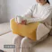 クルム クッション イエロー 約55×35×25 くすみカラー リラックスアイテム くつろぎアイテム 1224120291091【別送品】