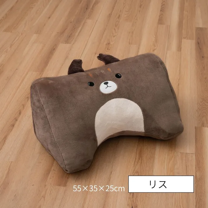 コタン クッション リス 約55×35×25cm 動物クッション ふわふわ もちもち 1212940061001【別送品】
