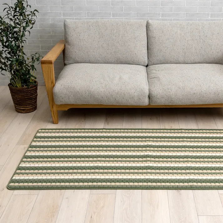 ペルセ ルームマット グレー 約45×120cm 一人部屋 ミニラグ 滑りにくい 1302620130601【別送品】