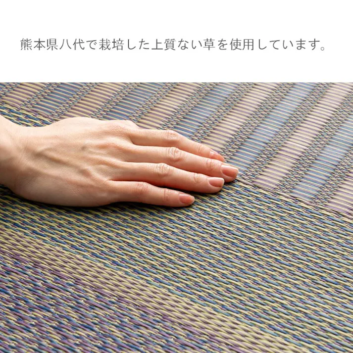 オルシャ カーペット・ラグ 約95×150cm 国産 夏用 ゴザ 1051951011202【別送品】