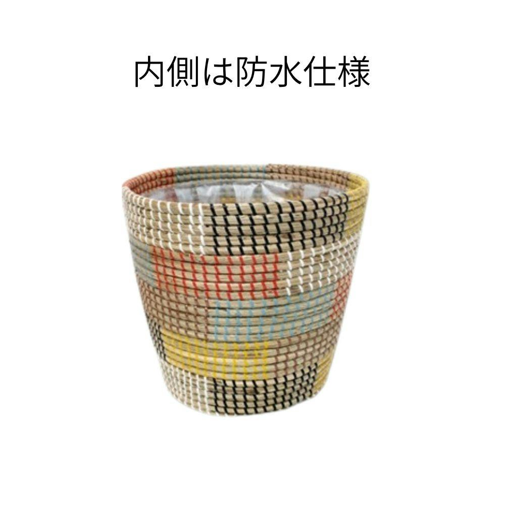 ダナン 置物 鉢カバー 約39×30×38cm 観葉植物 バスケット プランター