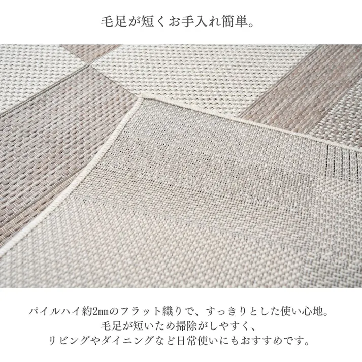 カーペット・ラグ 約160×230cm 幾何柄 ダイニングラグ リビングラグ パチェル 4550317457289【別送品】