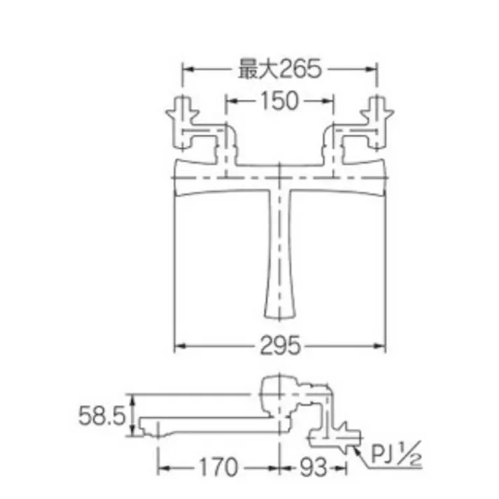 カクダイ 2ハンドル混合栓 128-108【別送品】