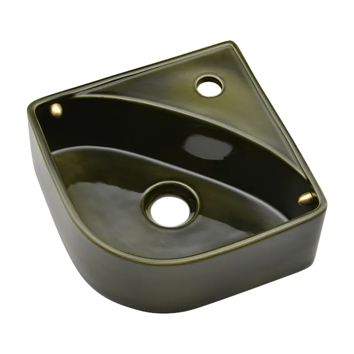 カクダイ 壁掛手洗器茶 493-233-GR【別送品】