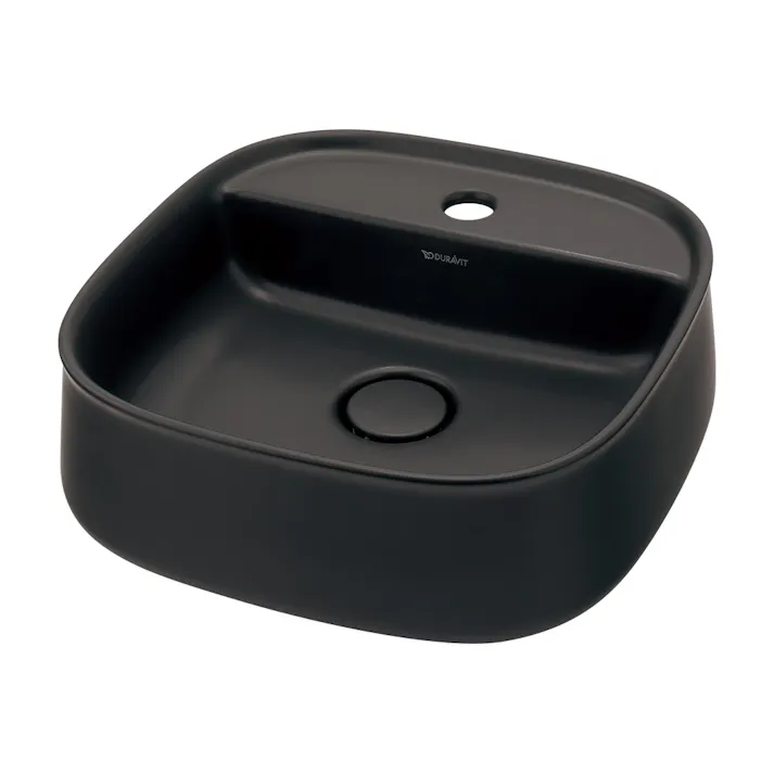 カクダイ 角型洗面器アンスラサイトマット #DU-2374421371【別送品】