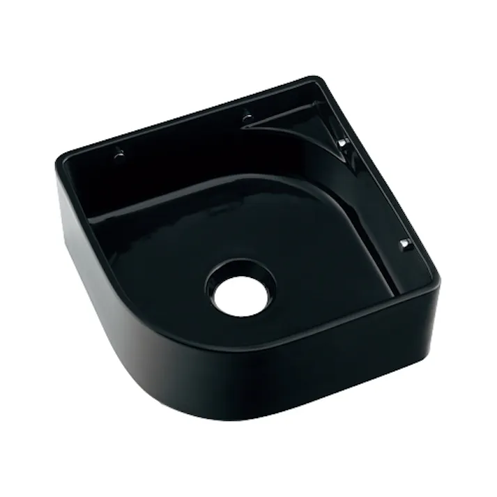 カクダイ 壁掛手洗器ブラック 493-226-D【別送品】