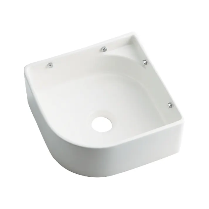 カクダイ 壁掛手洗器ホワイト 493-226-W【別送品】