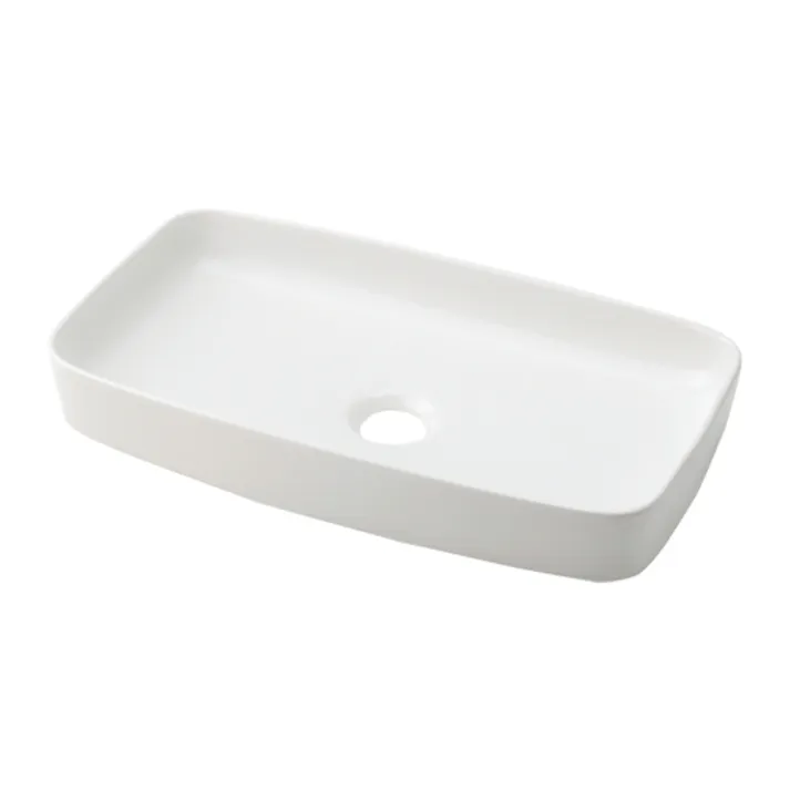 カクダイ 角型手洗器ホワイト 493-228-W【別送品】