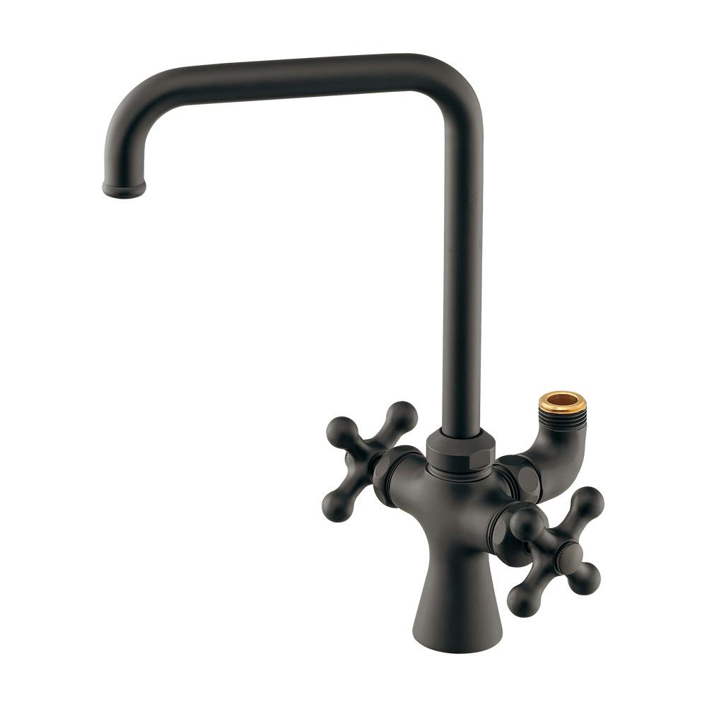 カクダイ 浄水器取付用水栓(分岐つき)マットフﾞラック 721-012-D【別送品】