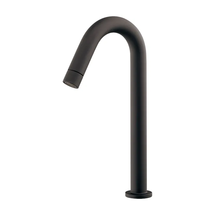 カクダイ 足踏みレバー水栓(トール)マットブラック 716-352-D【別送品】