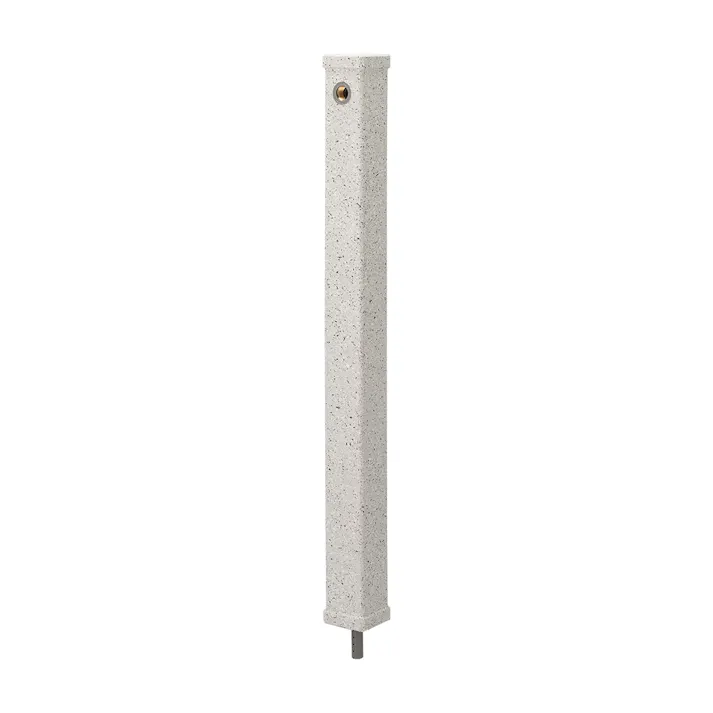 カクダイ 水栓柱(石目調・白) 70角624-068【別送品】