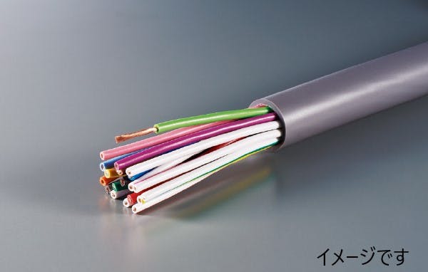 VCTF 14芯X0.75SQ 灰 オーナンバ 100M SD000140 (CDC)【別送品】