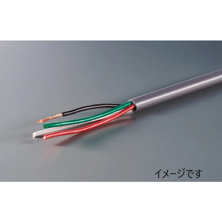 VCTF 4芯X5.5SQ 灰 オーナンバ 100M SD000264 (CDC)【別送品】