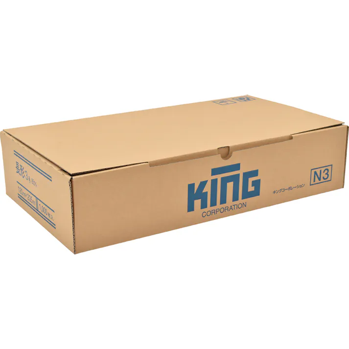 長3 Vカラークリーム 85 スミ貼 封筒 長封筒 キングコーポレーション 書類 定型 郵送用 120×235 A4判ヨコ三つ折り用 1000枚入り 181313 4536858002591 【別送品】