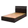 友澤木工 ホテルスタイル 木製ベッド パネルタイプ ダークブラウン シングル ボンネルコイルマットレス ホテル仕様 高級感 ベッド 業務用 高耐久 プロ仕様 業務用ベッド 309-84-SW(108165) 【別送品】