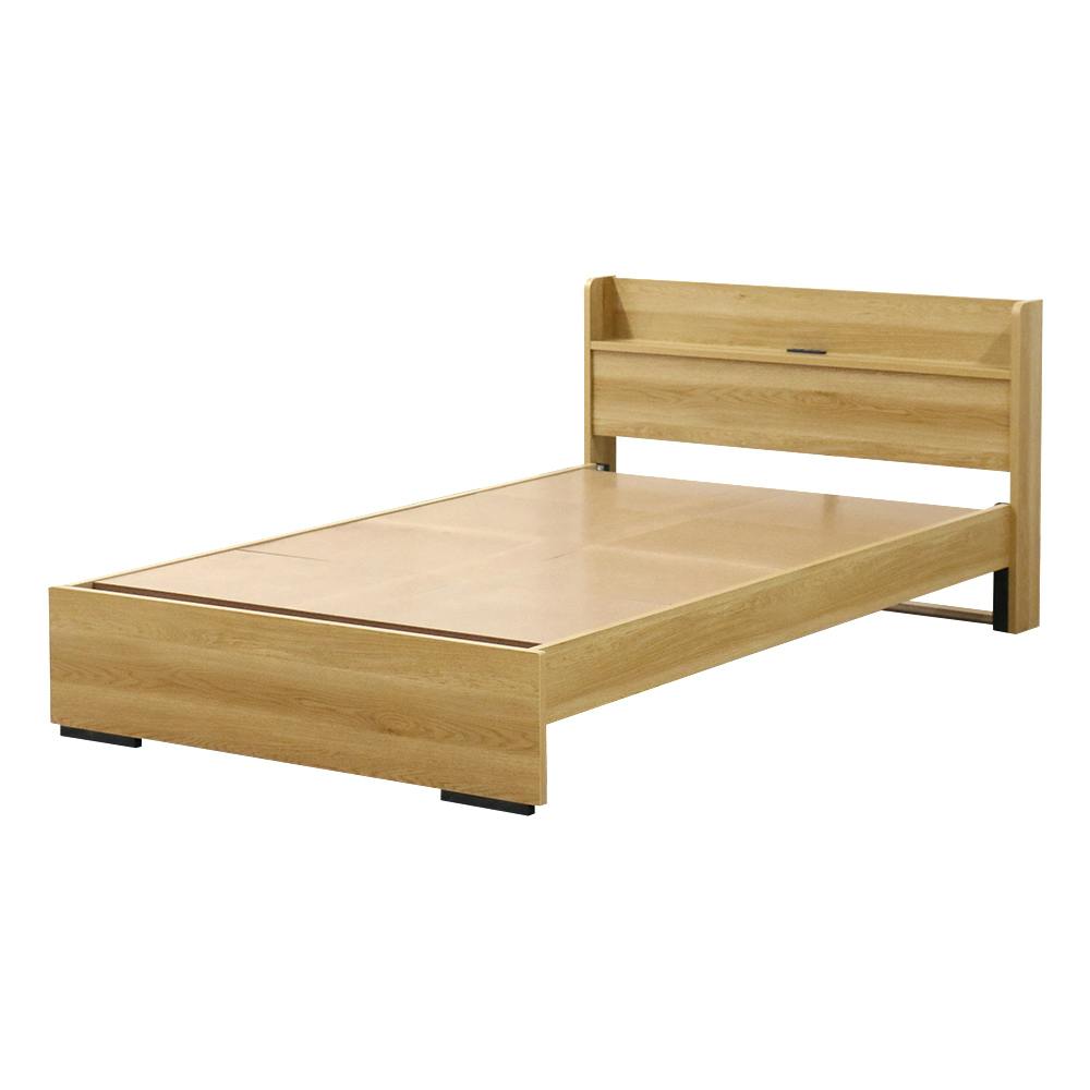 直接引き取り】 ○未使用品○ 木製 ダブルベッド マットレス一体型