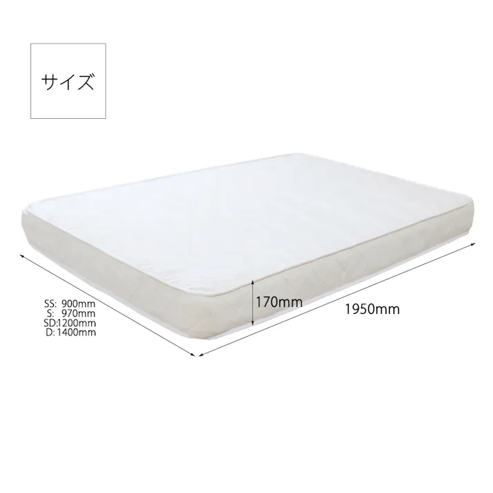 友澤木工 木製ボルトレスベッド パネルタイプ ナチュラル ダブル 圧縮ロール両面ポケットコイルマットレス付 工具不要 簡単組立 ベッド ボルトレス 寮 ネジなし ベット 374-85-D(172BDH) 【別送品】