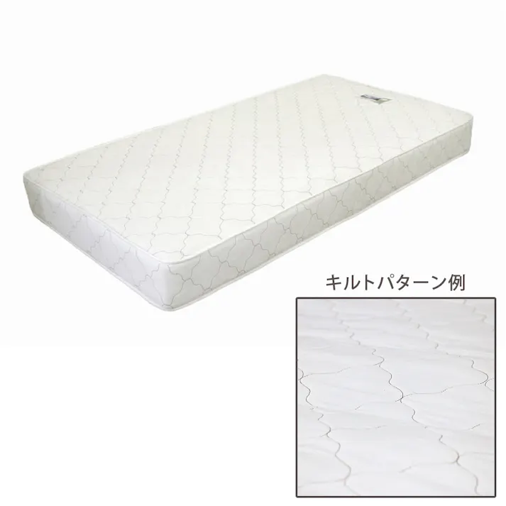 友澤木工 木製プレインベッド ヘッドレスタイプ ナチュラル セミダブル 日本製 圧縮ロール両面ポケットコイルマットレス付 スタイリッシュ シンプル ベッド 組立簡単 国産 北欧風 ベット E379-85-SD(108CE8) 【別送品】