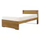 友澤木工 ハイタイプボルトレスベッド ナチュラル ダブル フレームのみ 収納付き 工具不要 ベッド 簡単組立 ネジなし 4570159133622 554V-85-D 【別送品】