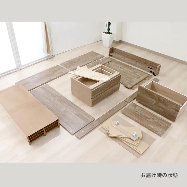 友澤木工 大容量の収納スペースですっきり 多機能ベッド クラシックホワイト シングル 圧縮ロール片面ポケットコイルマットレス付 4570159133363 引き出し 収納 ベッド チェスト コンセント付き 4570159133363 K387-86-SW(172BDG) 【別送品】