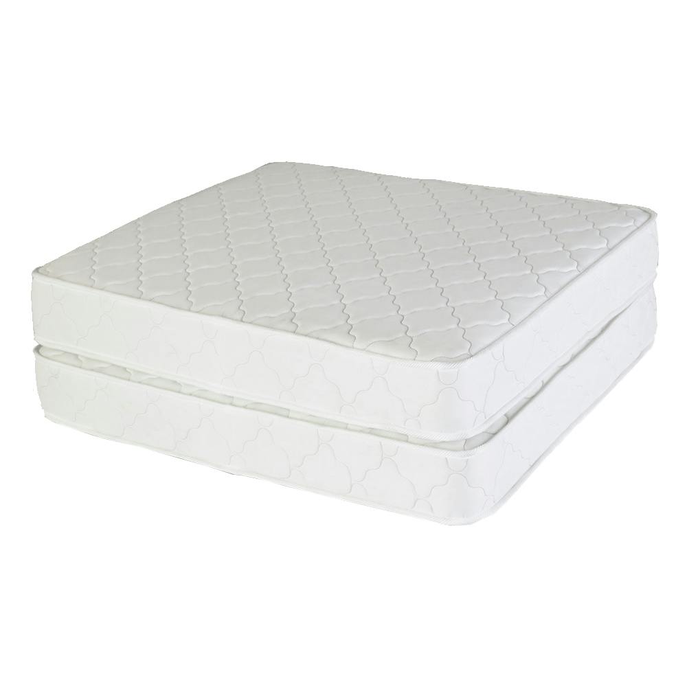 友澤木工 二つ折りボンネルコイルマットレス セミシングル マットレス