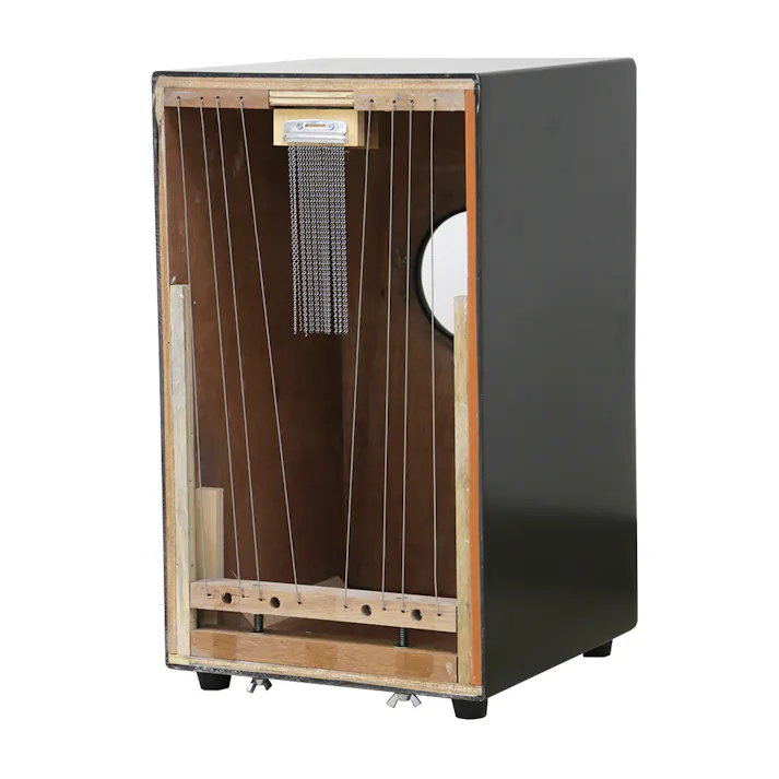 友澤木工 日本製 打楽器 カホン(スナッピー付・響線8本) ミルキー 4560149929243 カホン 楽器 初心者 民族楽器 国産 学校 イベント 4560149929243 TCA-3-Milky 【別送品】