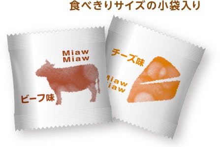 アイシア MiawMiawスナッキー 2種のアソートビーフ味チーズ味30g 4571104716228 3000989001【別送品】 |  ペット用品（猫） 通販 | ホームセンターのカインズ