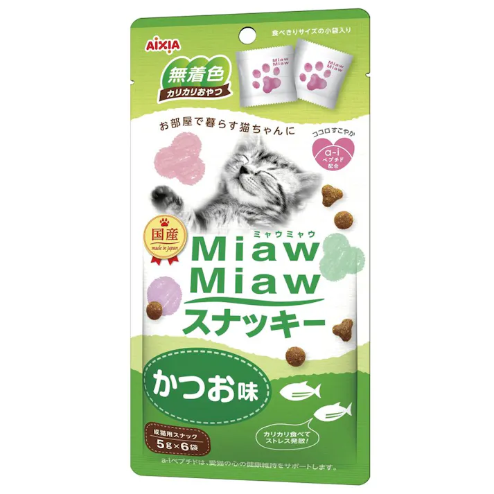 アイシア MiawMiawスナッキー かつお味30g 4571104716181 3000985001【別送品】
