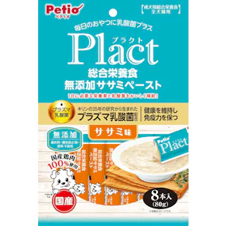 プラクト 総合栄養食 無添加 ササミペースト ササミ味8本入 ウェットペースト 総合栄養食 無添加 3418376001【別送品】