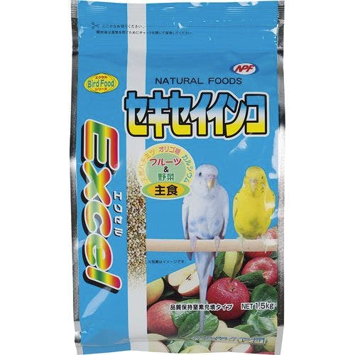 ナチュラルペットフーズ エクセルセキセイインコ1.5kg 4932804303789 バードフード ナチュラルペットフーズ エクセルセキセイインコ1.5kg 4932804303789 バードフード