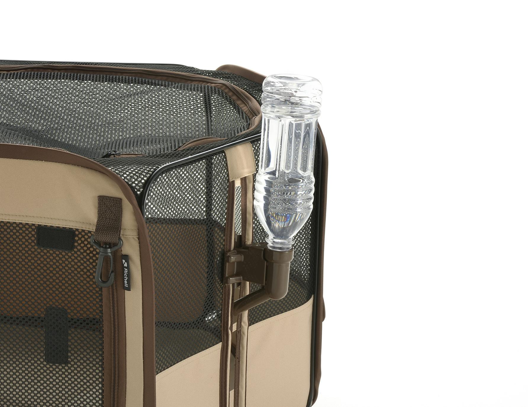 リッチェル たためるペットサークル75-75 ブラウン 4973655882511