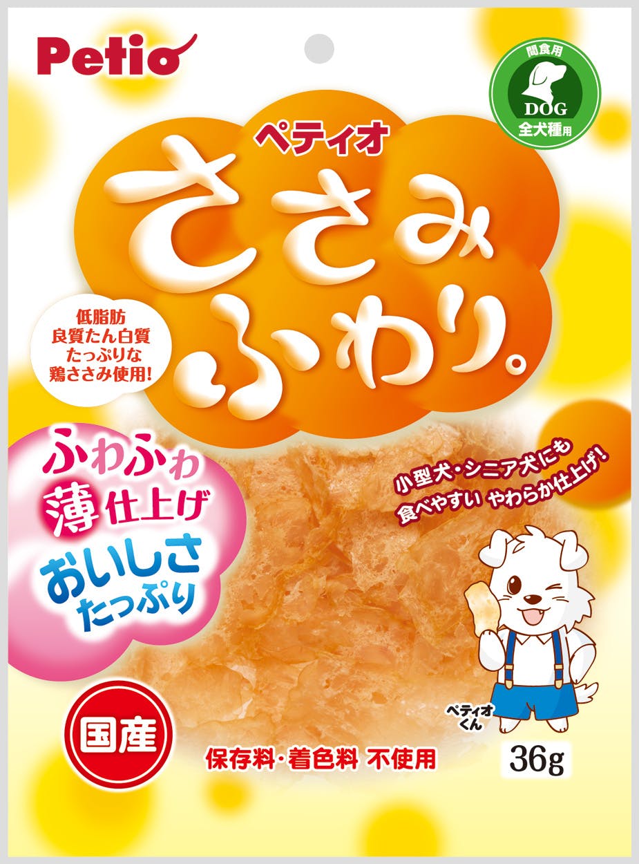 ペティオ ささみふわり。36g 4903588125614 素材(お肉・魚)おやつ ペティオ ささみふわり。36g 4903588125614 素材(お肉・魚)おやつ