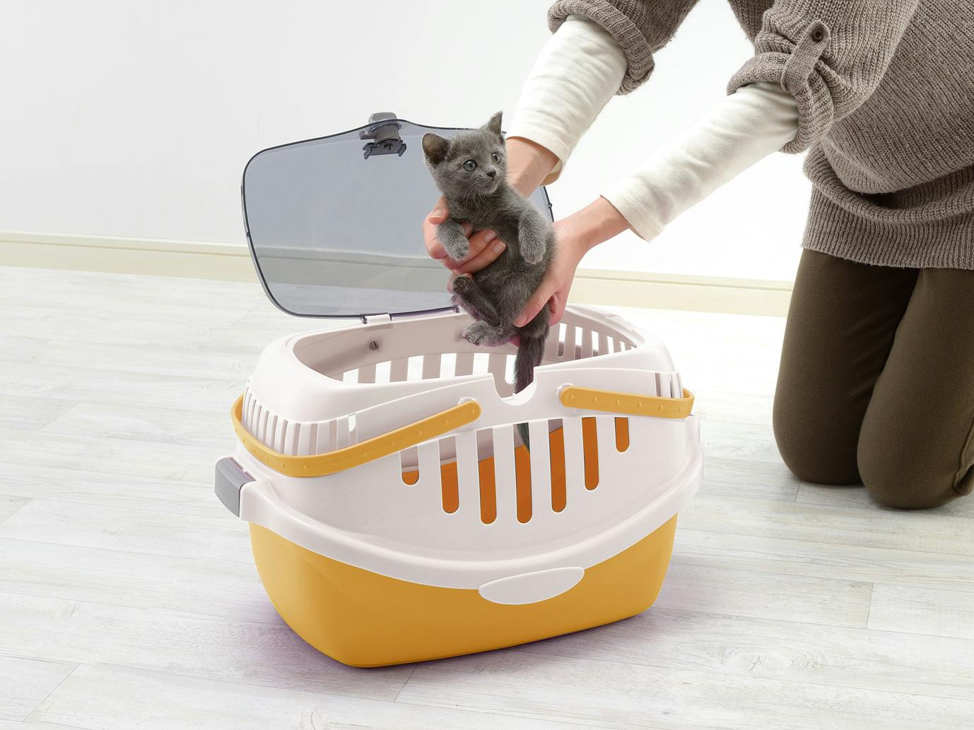 リッチェル ピコ キャットキャリーオレンジ 4973655585627【別送品