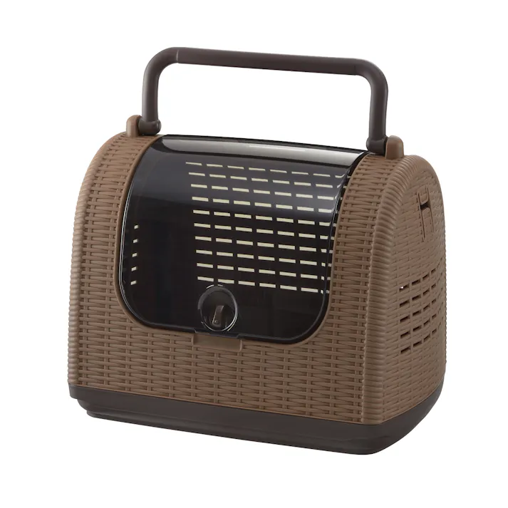 リッチェル ラタンキャリー BR 4945680566629【別送品】