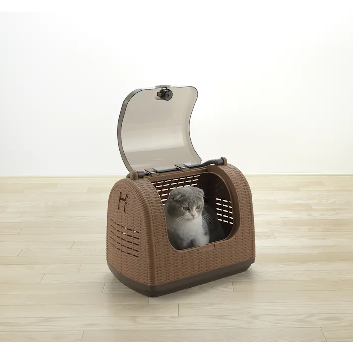 リッチェル ラタンキャリー BR 4945680566629【別送品】