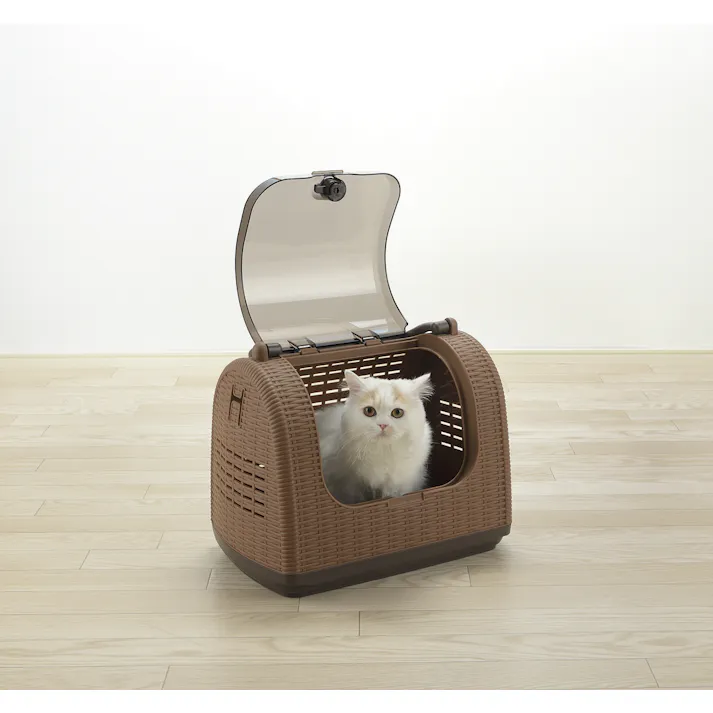 リッチェル ラタンキャリー BR 4945680566629【別送品】