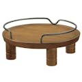 リッチェル 木製テーブル　シングルブラウン 4973655576915【別送品】