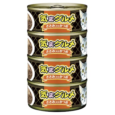 アイシア 気まグルメ 4P ささみ入りかつお155g×4P 4571104719014 3001145001【別送品】