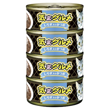 アイシア 気まグルメ 4P しらす入りかつお155g×4P 4571104719007 3001144001【別送品】