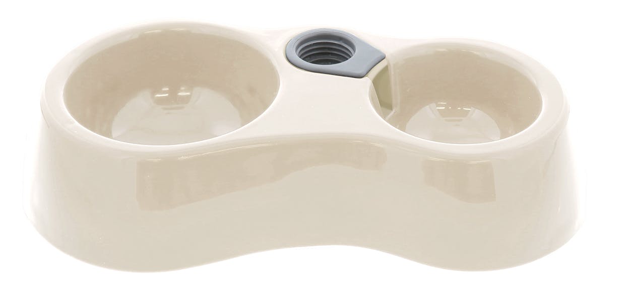 ペティオ 給水機能付きWディッシュ ホワイト 4903588255977 ペット食器 ペティオ 給水機能付きWディッシュ ホワイト 4903588255977 ペット食器