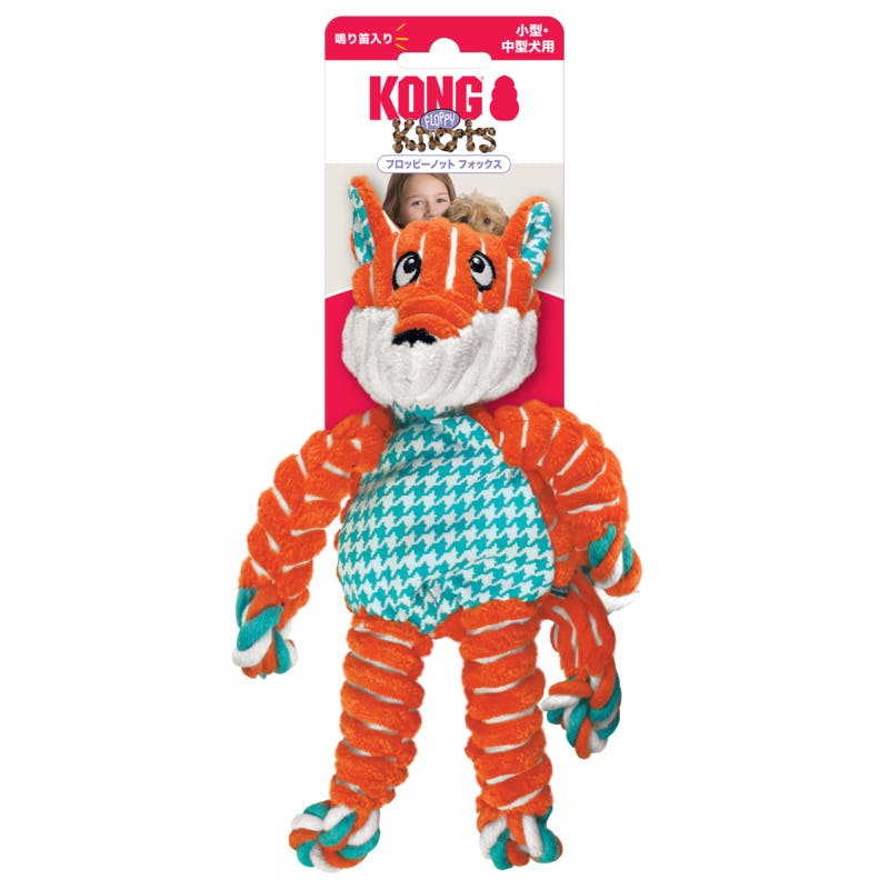 コングジャパン コングフロッピーノット フォックス M 35585751313 ボール・フリスビー玩具 コングジャパン コングフロッピーノット フォックス M 35585751313 ボール・フリスビー玩具
