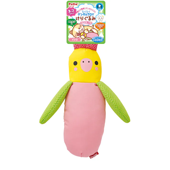 ペティオ らくらくデンタルTOY けりぐるみ インコ 4903588251986【別送品】