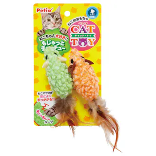 CAT TOY もじゃっとチューチュー ぬいぐるみ 猫用おもちゃ 引っかかる 3416477001【別送品】