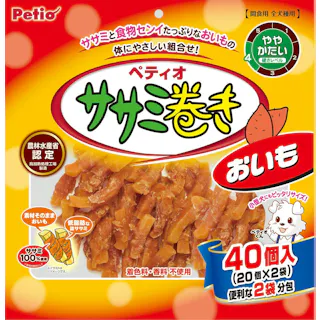 ササミ巻き おいも40個 低脂肪 ササミ 高タンパク 3418905001【別送品】