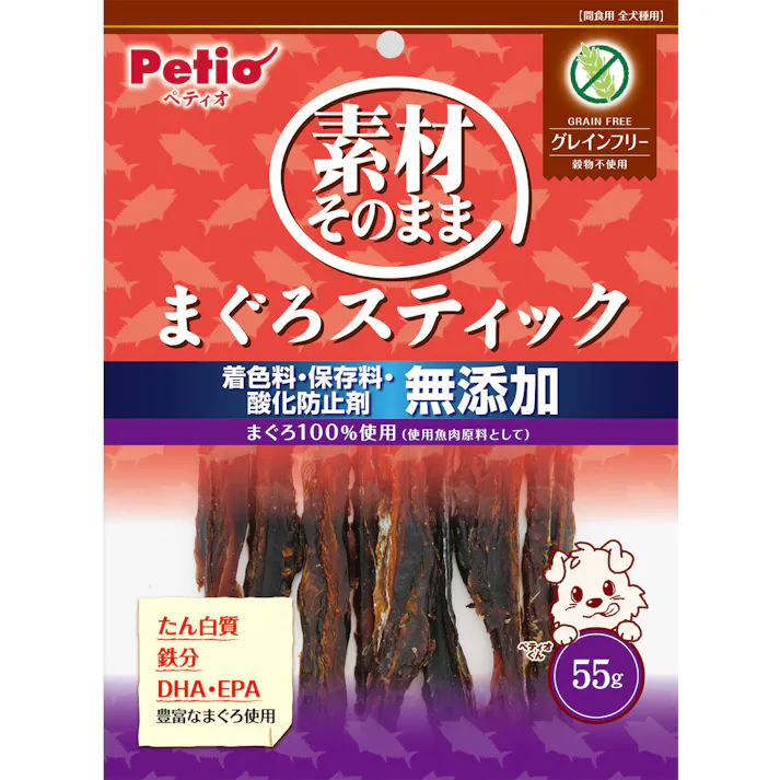 ペティオ 素材そのまままぐろSTGF55g 4903588140211【別送品】