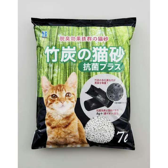 竹炭の猫砂 抗菌プラス7L 猫砂 抗菌 消臭 1311463001【別送品】